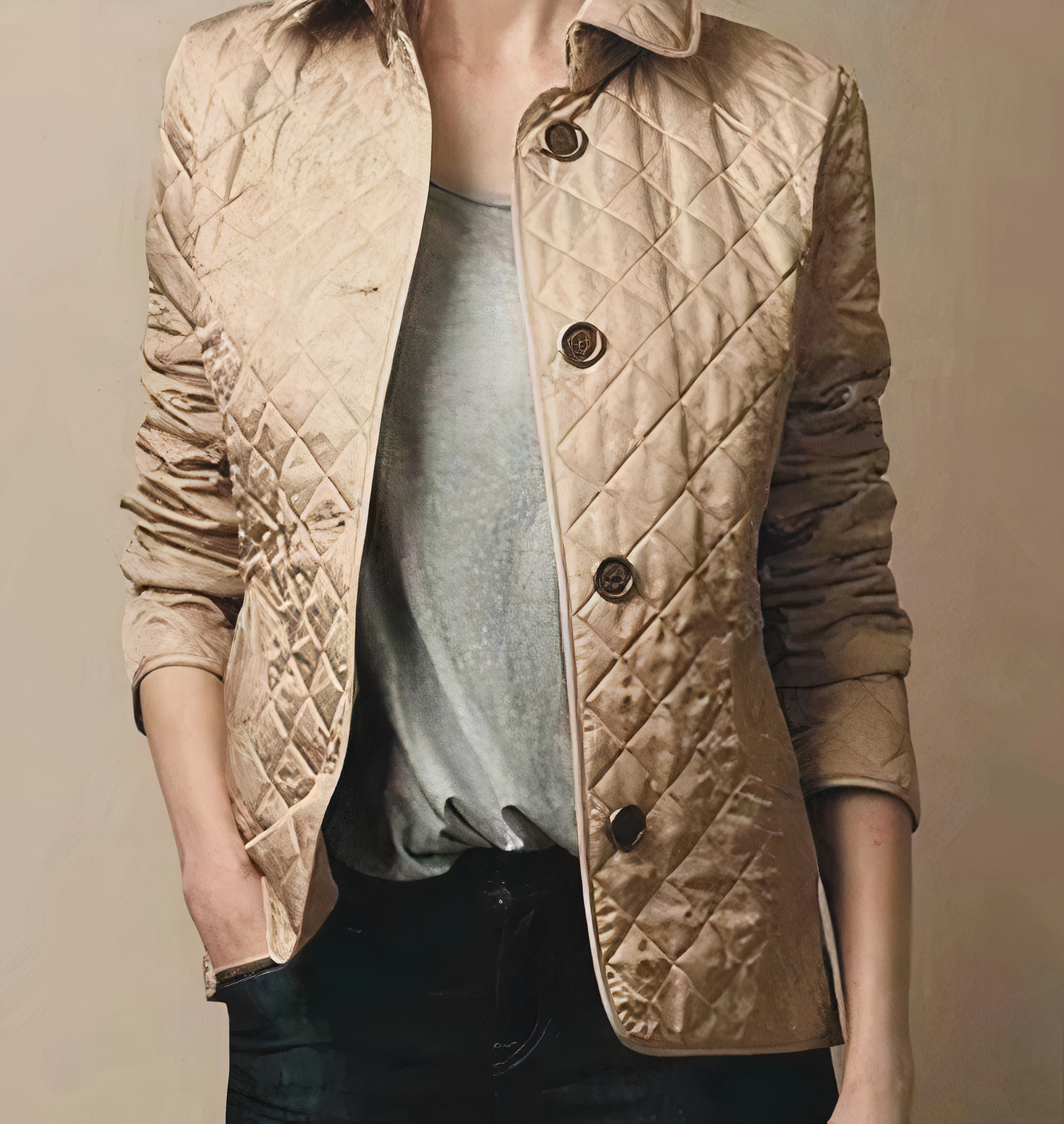 Evelyn - Silk-Cotton jacket for women