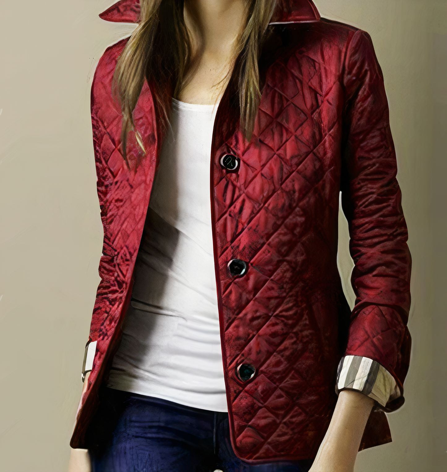 Evelyn - Silk-Cotton jacket for women