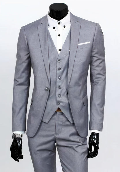 Evert - Elegant 3-piece suit set for men