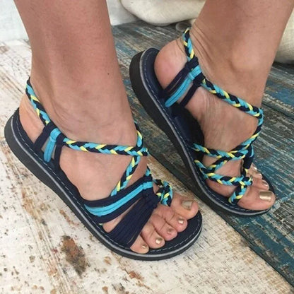 Elviera – Stylish Woven Straps Sandals