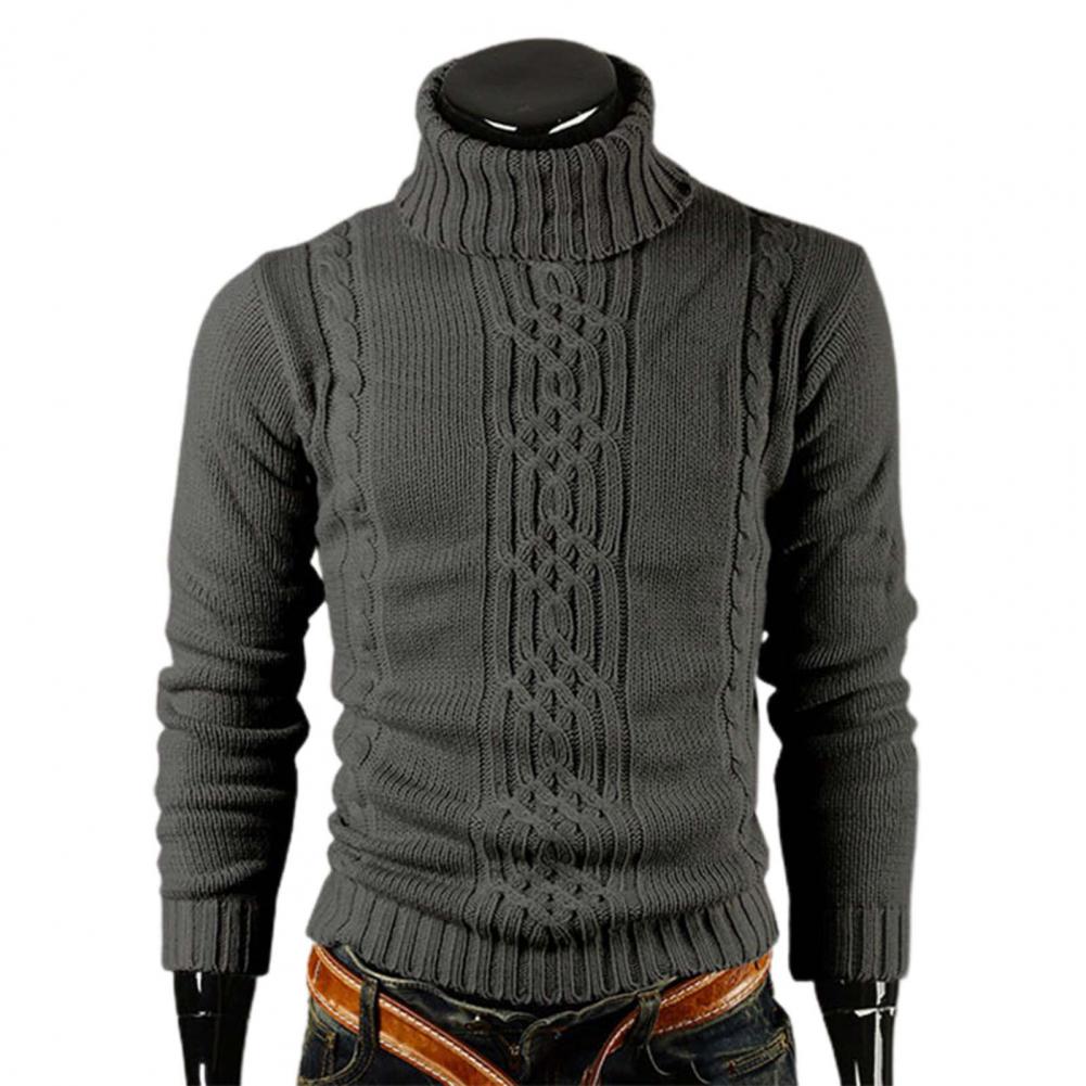 Lucian - Cable-knit cotton turtleneck sweater