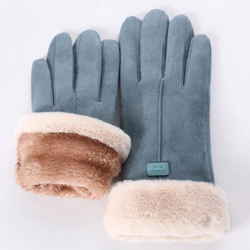 Mitti – Elegant Plush-Lined Winter Gloves