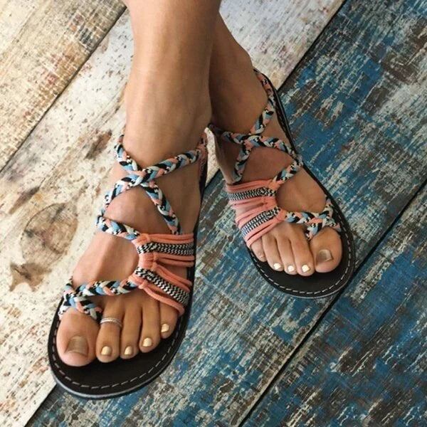 Elviera – Stylish Woven Straps Sandals