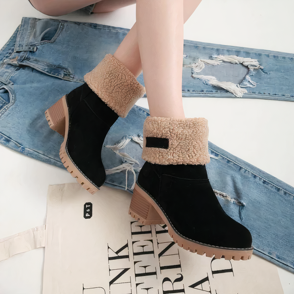 Haven - Square Heel Boots