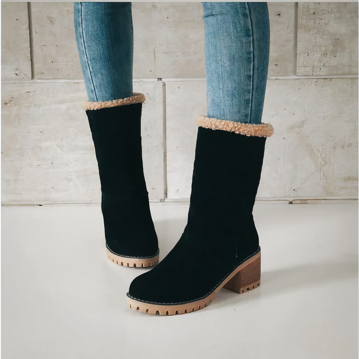 Haven - Square Heel Boots