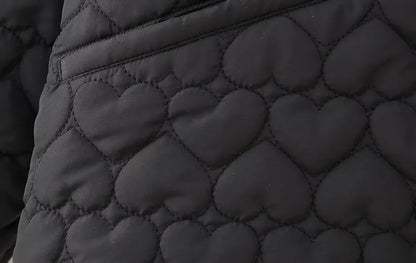 Akhira – Quilted Jacket with Heart Pattern