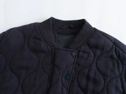 Emery – Round Neck Cotton Jacket