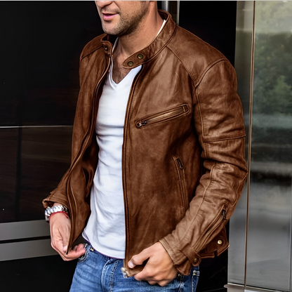 Dalton - All-season elegance leather jacket