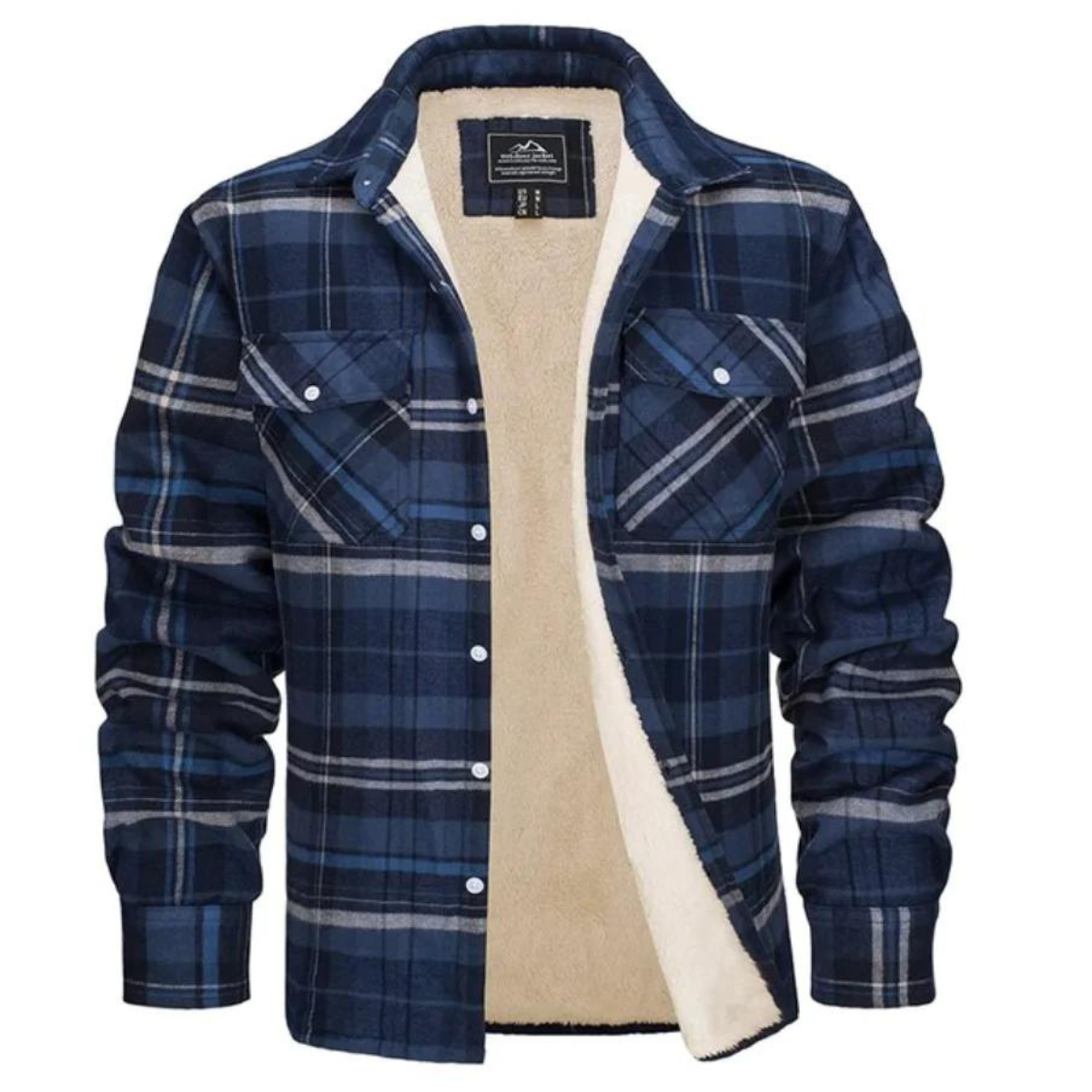 Evans - Fleece Lined Check Jacket