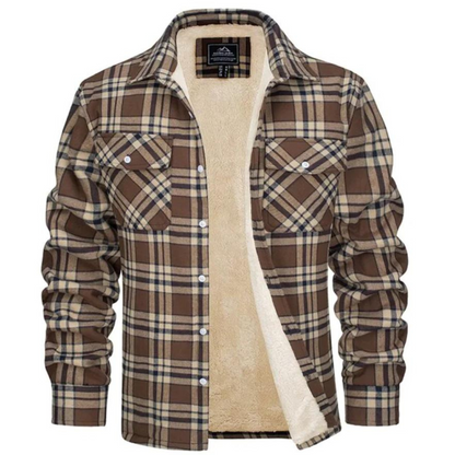 Evans - Fleece Lined Check Jacket