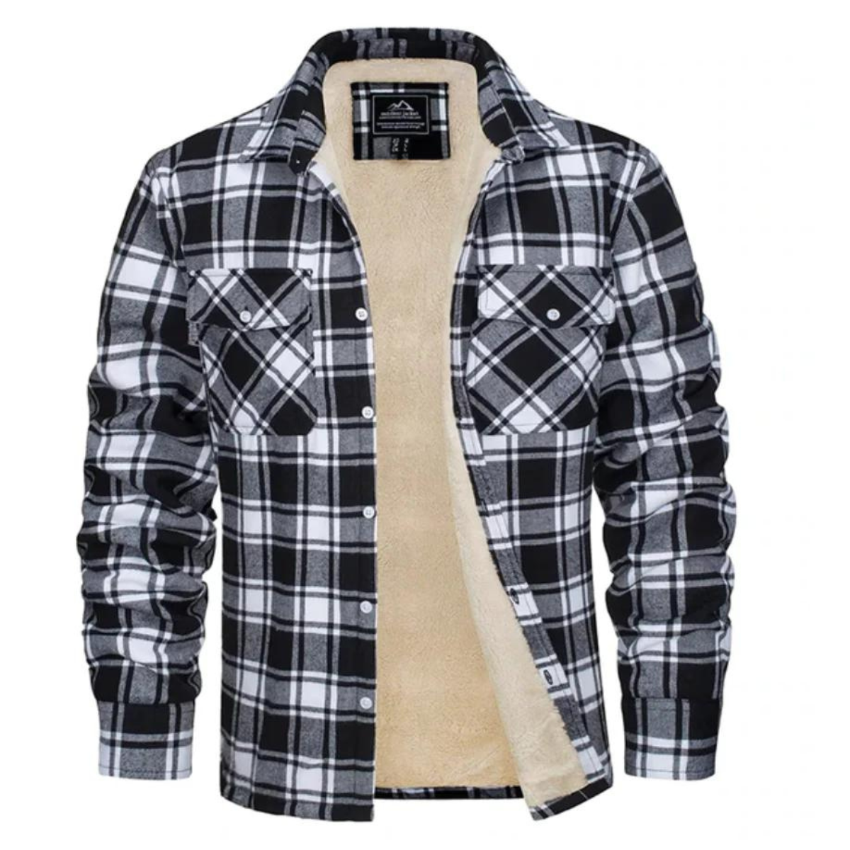 Evans - Fleece Lined Check Jacket