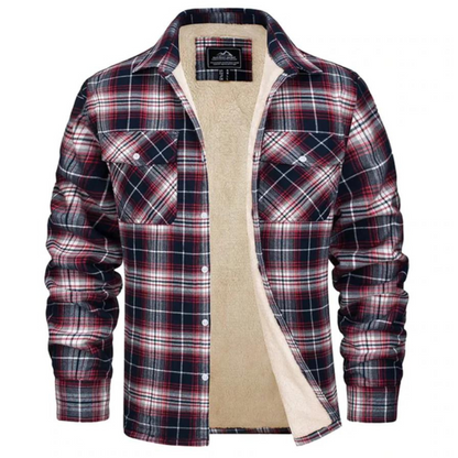 Evans - Fleece Lined Check Jacket