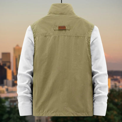 Breeze - Men's multi-pocket zip vest