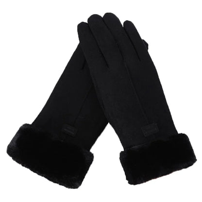 Mitti – Elegant Plush-Lined Winter Gloves