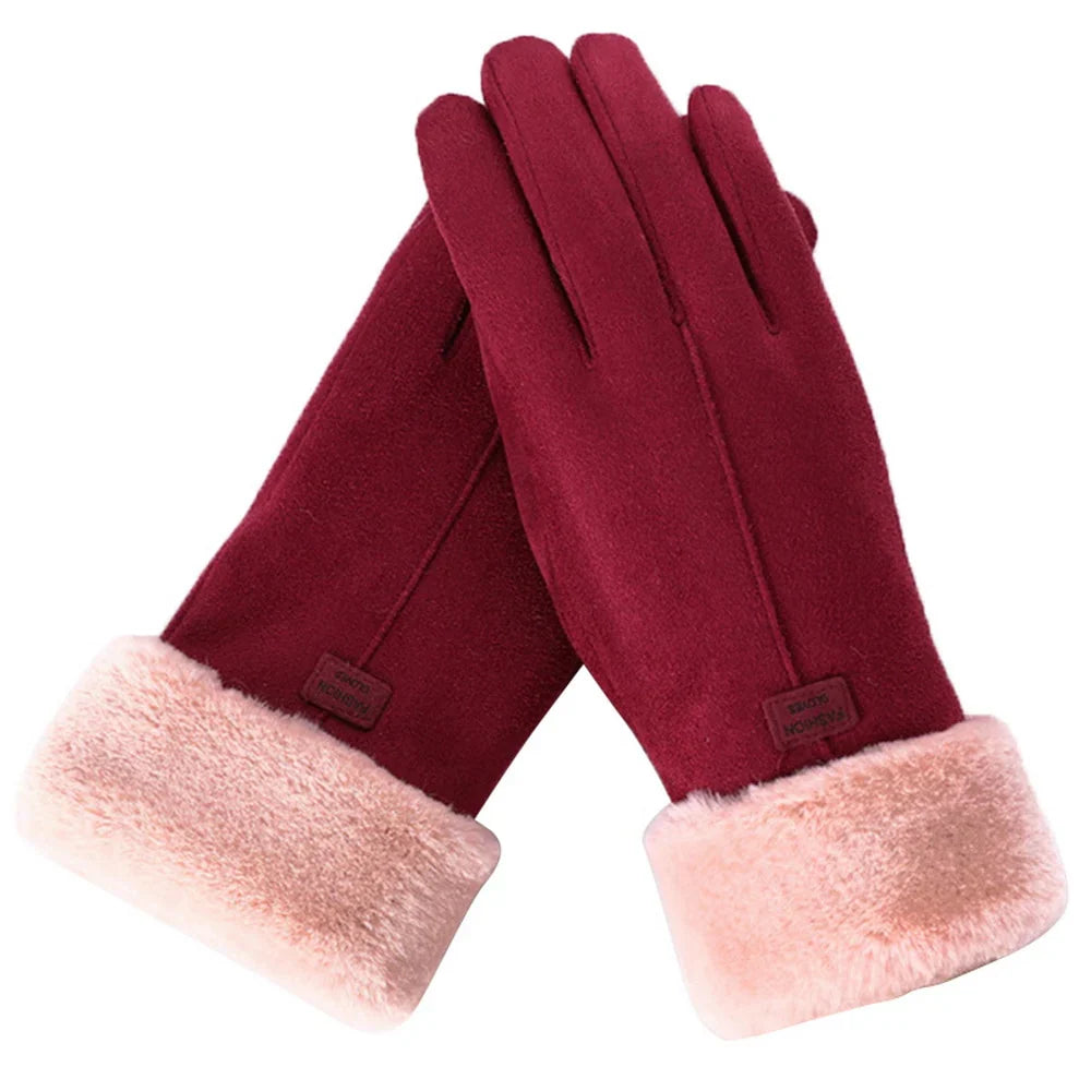 Mitti – Elegant Plush-Lined Winter Gloves