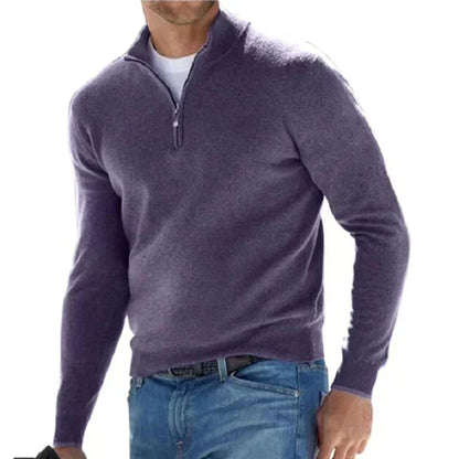 Ralf polo - Stylish zip sweater for men