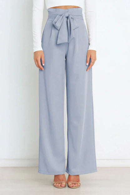 Alina - Elegant wide leg trousers