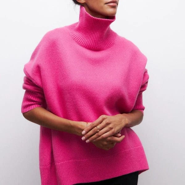 Oversized Cashmere Turtleneck Sweater