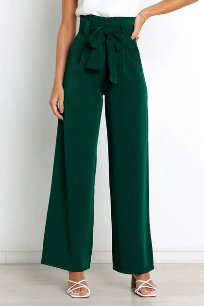 Alina - Elegant wide leg trousers