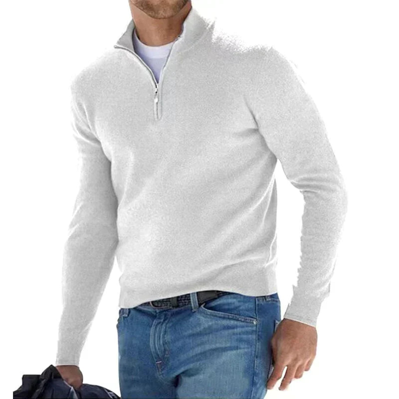 Ralf polo - Stylish zip sweater for men