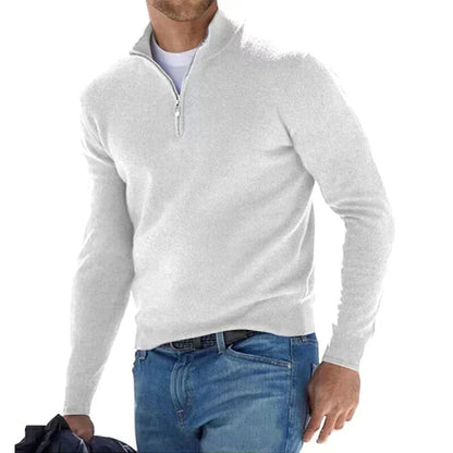 Ralf polo - Stylish zip sweater for men