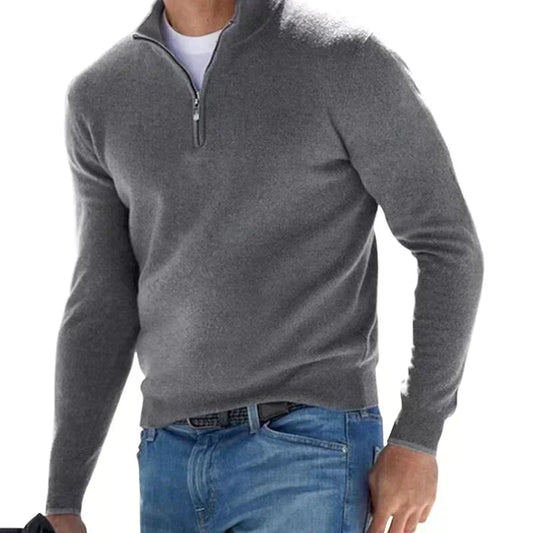 Ralf polo - Stylish zip sweater for men