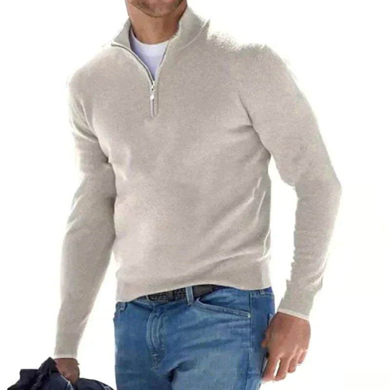 Ralf polo - Stylish zip sweater for men