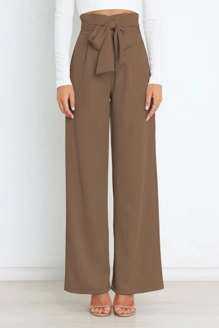 Alina - Elegant wide leg trousers