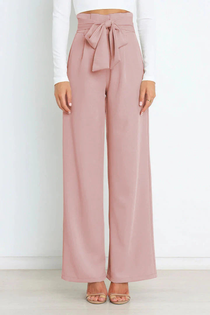 Alina - Elegant wide leg trousers