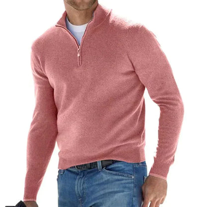 Ralf polo - Stylish zip sweater for men