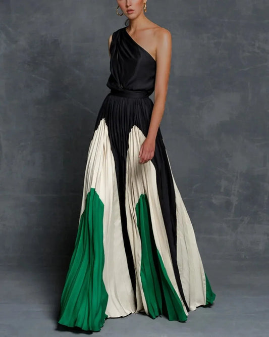 Delaide - One-Shoulder Maxi Dress