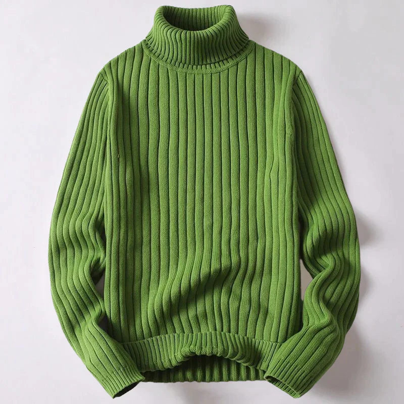 Wyatt - Men's Merino Wool Turtleneck Sweater