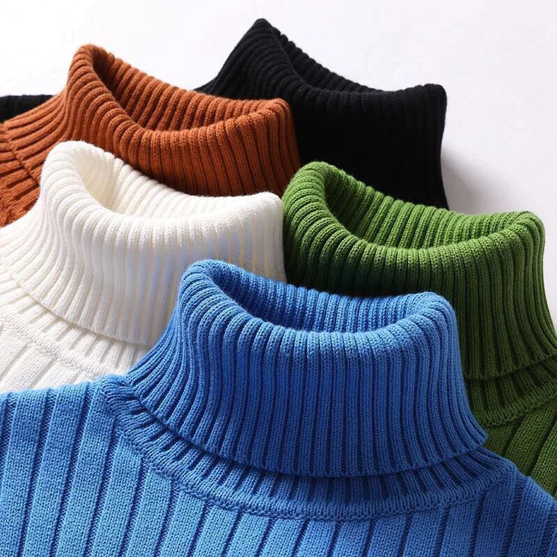 Wyatt - Men's Merino Wool Turtleneck Sweater