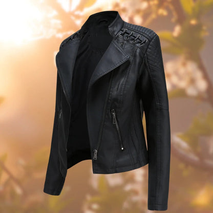 Lana - Stylish & timeless women's leather jacket