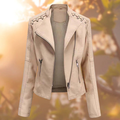 Lana - Stylish & timeless women's leather jacket