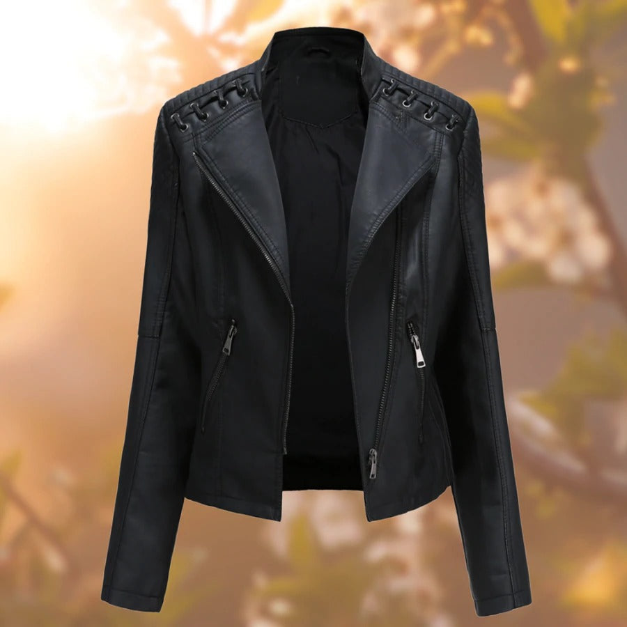 Lana - Stylish & timeless women's leather jacket