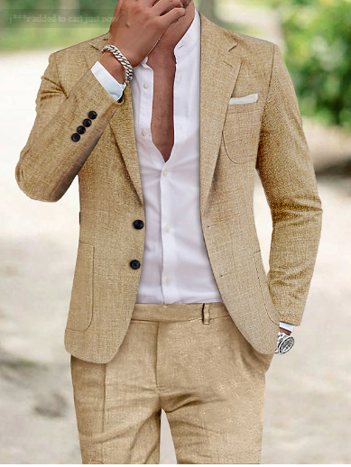 Elegant linen suit for men - Carlo