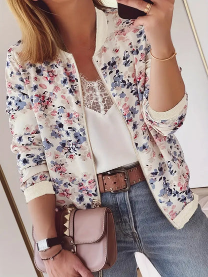 Yori – Floral Bomber Jacket