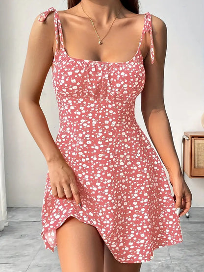 Akilah – Floral Print Mini Dress