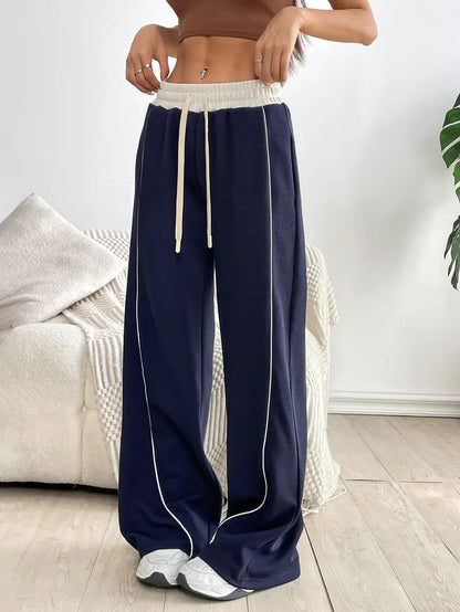 Zoey – Stretchy Wide Leg Joggers