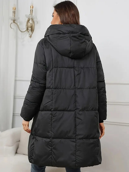 Mandy – Long Puffer Jacket with Hood