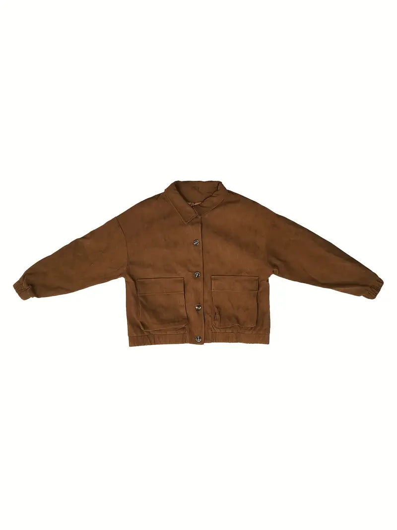 Hailey - Corduroy jacket with button front