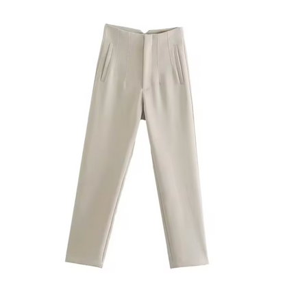 Mary – Elegant High-Waisted Trousers