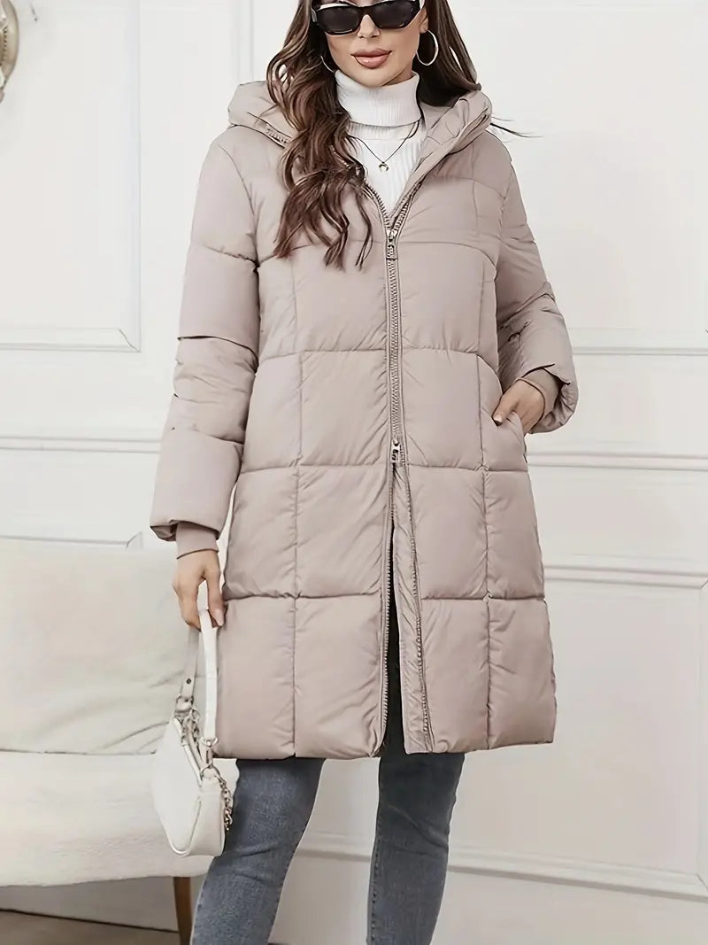 Mandy – Long Puffer Jacket with Hood