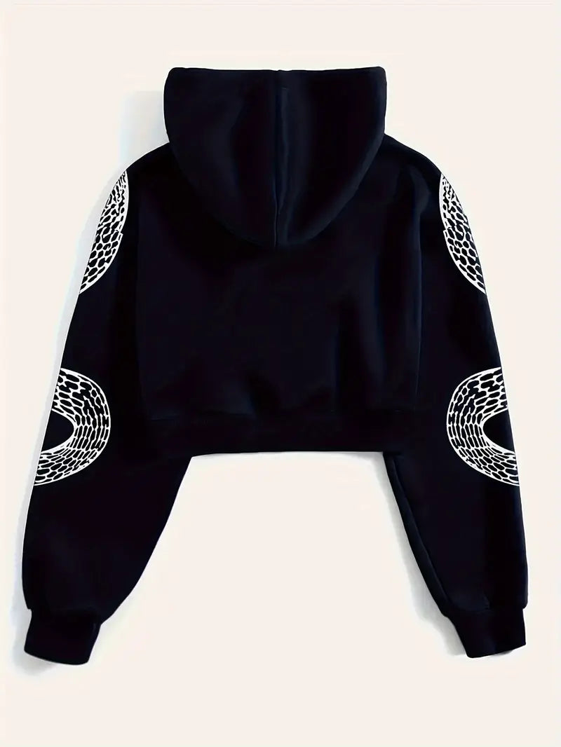 Zuri – Printed Cotton Hoodie