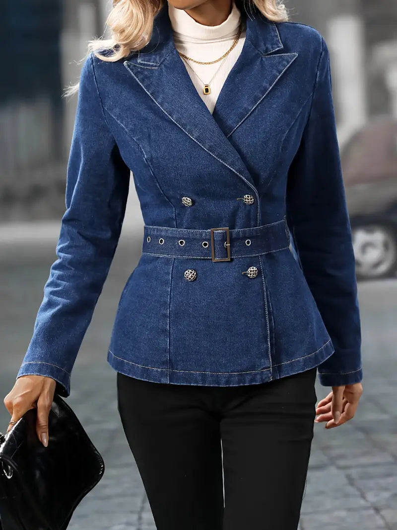 Sable – Elegant Denim Blazer