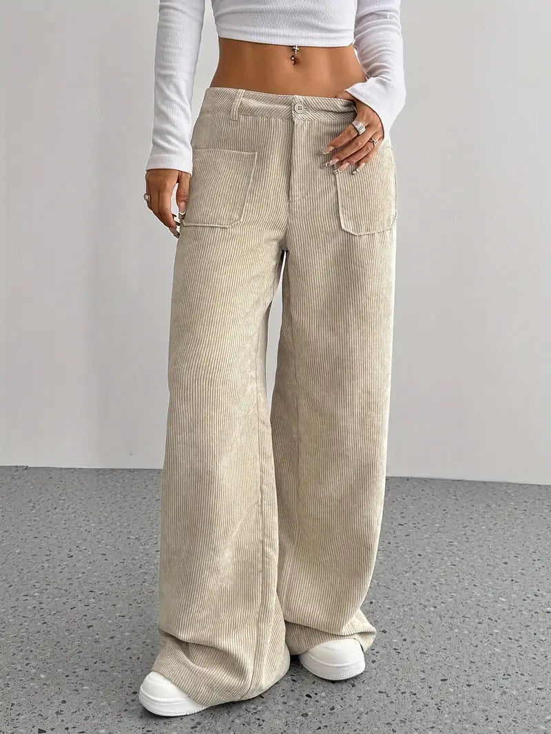 Makara – Wide-leg Corduroy Trousers