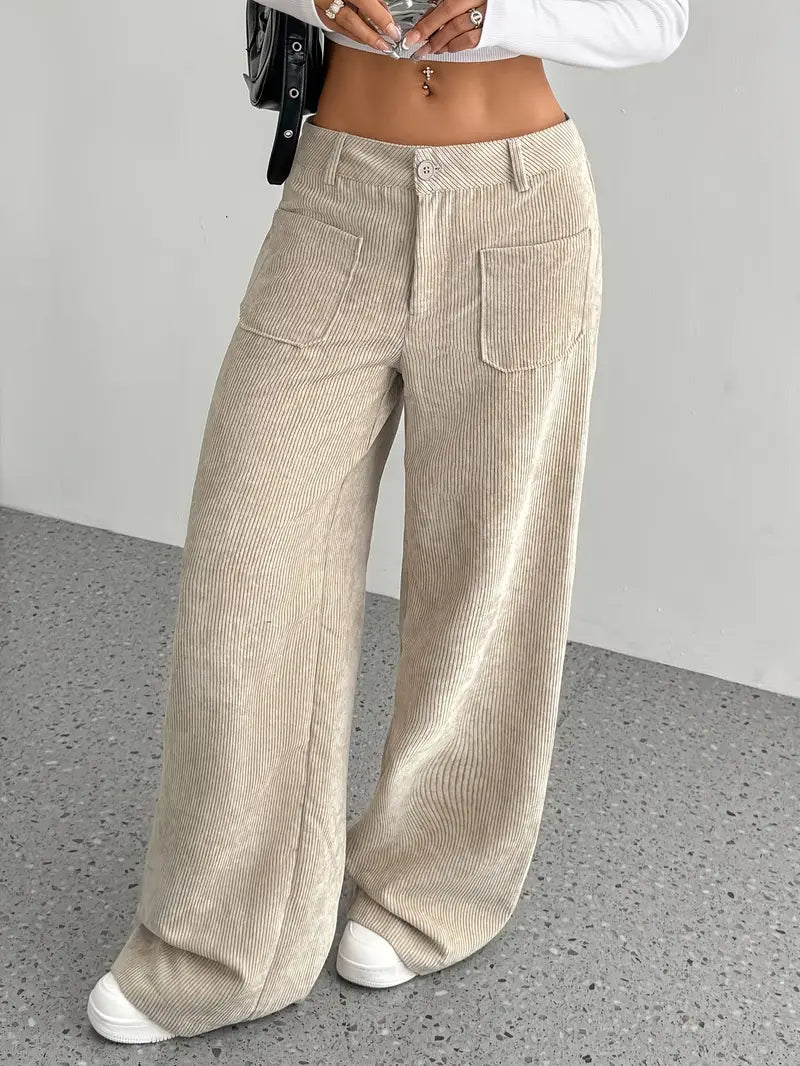 Makara – Wide-leg Corduroy Trousers