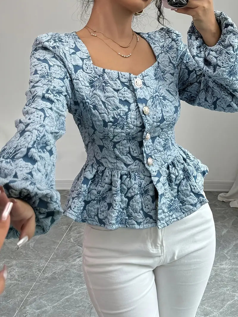 Verity – Chic Floral Blouse