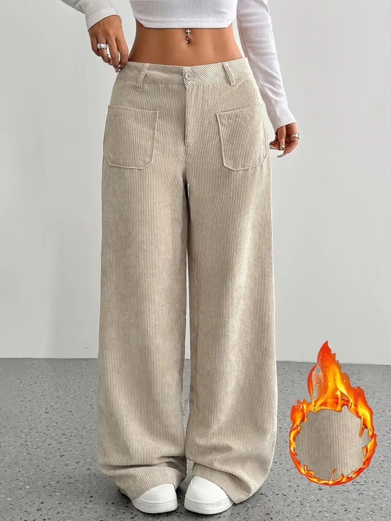 Makara – Wide-leg Corduroy Trousers